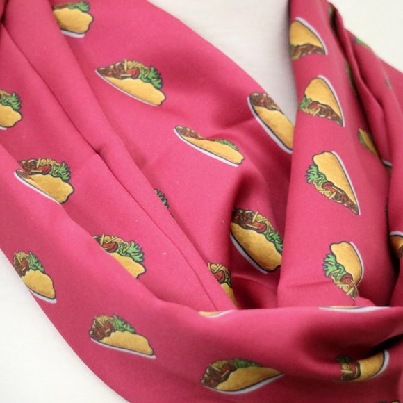 Taco infinity scarf women apparel taco theme accessories for mexican mother gift - Picture 3 of 3